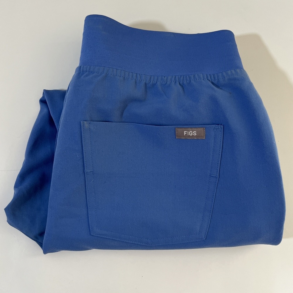Figs Women Small Blue Zamora Jogger High Waist Technical Collection